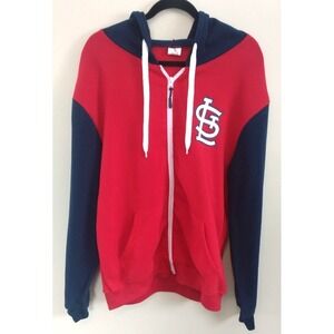 RETRO fit Full-Zip Hoodie MLB St Louis Cardinals XL Jacket Nearly New STL Cards